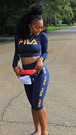 FILA Outfit ideas for Gym and running: Swag outfits  