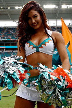 Hot Cheerleaders Around The NFL: Cheerleading Uniform,  Hot Cheer Girls,  Hot Cheerleaders!,  Miami Dolphins  