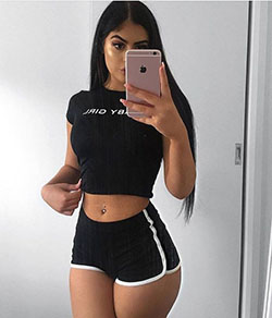 Latest trending style body goals: Fitness Model,  Swag outfits  