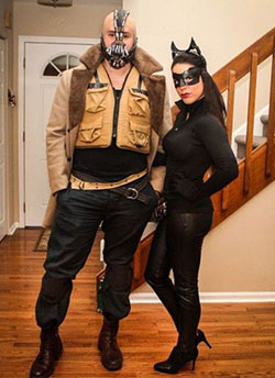 London most admired cat woman couple costume: Halloween costume,  Poison Ivy,  Couples Halloween Costumes  
