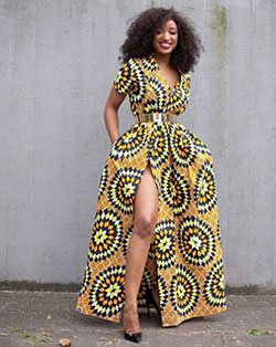 Long gown trendy ankara styles: African Dresses,  Aso ebi,  Maxi dress,  Ankara Dresses  