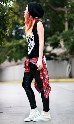 Tomboy outfits teen girl, Girly girl: Teen Vogue,  Grunge fashion,  Punk Style  