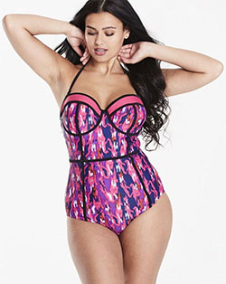 Have you seen these fashion model, Plus Size Swimwear: swimwear,  Plus-Size Model,  Underwire bra  