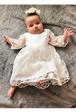 dress for baptism: Wedding dress,  two piece,  Cute Baptism Dresses  