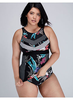 Take a look at the fashion model, Plus Size Swimwear: swimwear,  Plus size outfit,  Plus-Size Model,  Lane Bryant  
