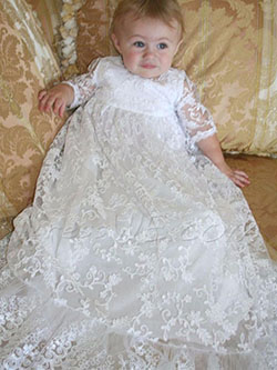 Divine style christening dress long, Baptismal clothing: Cute Baptism Dresses,  Baptismal clothing,  Infant baptism  