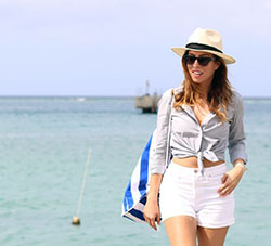 Casual Boating Outfits, Sun hat: Sun hat,  Boating Dresses  
