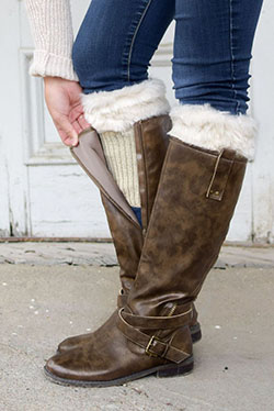 Models choice riding boot, Fur Boot Cuffs: Fur clothing,  Riding boot,  Boot socks,  Fake fur,  Adidas Fur Boots,  Leg Warmer  