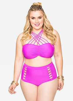 Plus Size Swimwear, Plus-size clothing: swimwear,  Plus size outfit,  Ashley Stewart,  bikini  