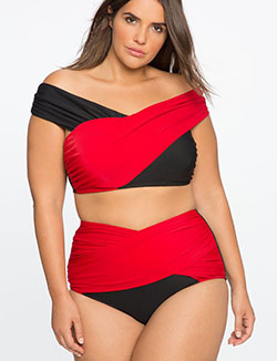 Sexy full figured swimwear, One-piece swimsuit: swimwear,  Plus size outfit,  Plus-Size Model  