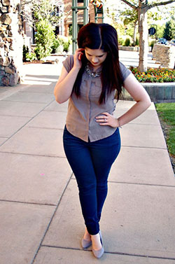 cute curvy teen outfits for school: Plus size outfit  