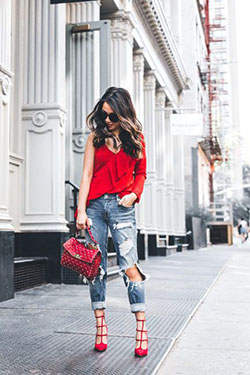 Outfits With Heels And Jeans: Form-Fitting Garment,  Outfits With Heels  