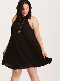 Torrid plus size clothing dresses: Plus size outfit,  Sleeveless shirt,  Petite size  