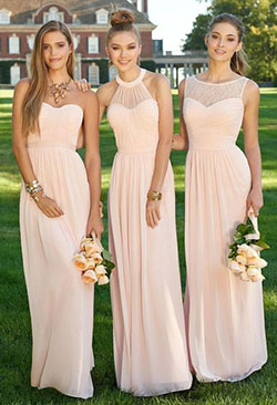 Sensational ideas on bridesmaids wedding dresses, Short Bridesmaid Dress: Wedding dress,  Evening gown,  Spaghetti strap,  Bridesmaid dress  