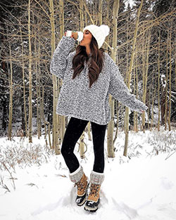 Casual Snowing Outfit/Snow Outfit Ideas, Winter clothing, Casual wear: winter outfits,  Snow Outfits  