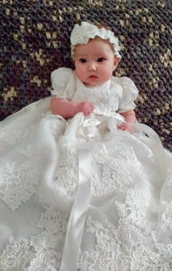 Dress For Baptism, Wedding dress, Flower girl: Wedding dress,  two piece,  Cute Baptism Dresses  