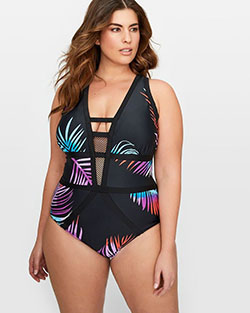 American style fashion model, Swimsuits For All: swimwear,  Plus size outfit,  Plus-Size Model,  One-Piece Swimsuit,  bikini  