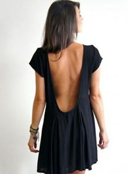 Backless t shirt dress ideas: Backless dress,  shirts  