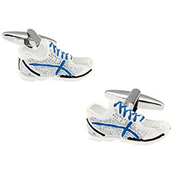 RUNNING ATHLETE SHOES CUFFLINKS £15.99: NOVELTY CUFFLINKS  