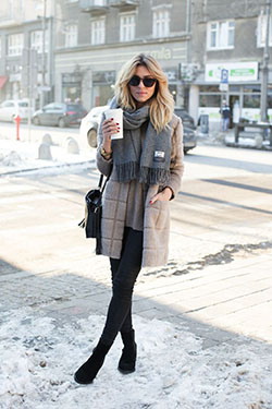Nice and trendy ideas Winter clothing, Casual wear: winter outfits,  Fur clothing,  Snow Outfits  