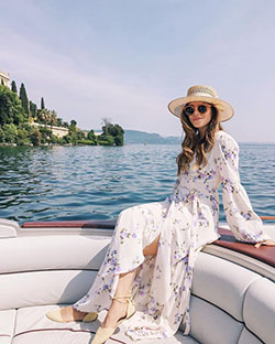 Fit to style outfits para yate, Fashion accessory: Fashion accessory,  Boating Dresses,  CHRISTY DAWN  