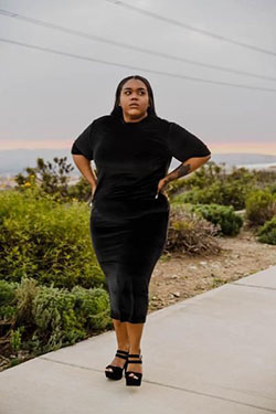 Some of the best fashion model, Yatir Forest: Plus size outfit  