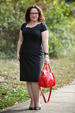 Little black dress, Plus-size clothing: Plus size outfit  