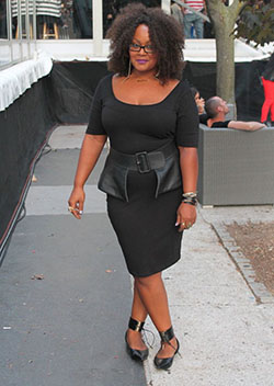 You must see these little black dress, Black Halo: Plus size outfit,  Sheath dress  