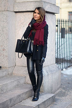 black leggings outfit: Trench coat,  Black Leggings  