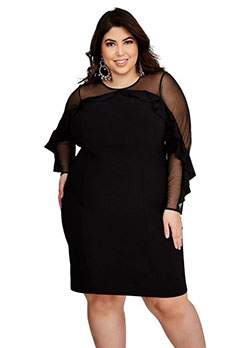 Check out these stylish little black dress, Ashley Stewart: Plus size outfit,  Ashley Stewart,  Vero Moda  