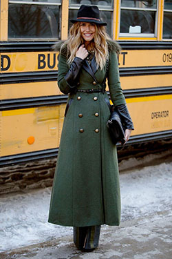 Talk more about your maxi manto, Street fashion: Fashion week,  winter outfits  