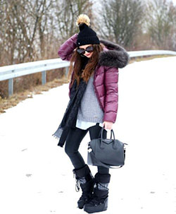 Dress up for winter in canada: winter outfits,  Snow Outfits,  Ski suit  