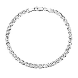 Sterling Silver 4.6mm Diamond Cut Marina Link Bracelet £25.00: Marina Link Bracelet,  Diamond Cut Marina Link Bracelet,  bracelet  