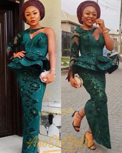 How about these aso ebi styles, African wax prints: Aso ebi,  Aso Ebi Dresses  