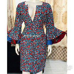 Check these latest ideas day dress, African wax prints: Short Dresses,  Hairstyle Ideas,  Formal wear  