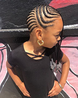 Little girl braid styles, Mohawk hairstyle: Mohawk hairstyle,  Black hair,  Box Braids Hairstyle,  kids hairstyles  