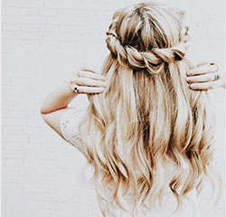 Blonde girls outfit ideas homecoming hair, Long hair: Long hair,  Hair Color Ideas,  Brown hair,  Hairstyle Ideas  