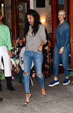 Ultra-modern rihanna best looks, Casual wear: Slim-Fit Pants,  Casual Outfits,  Rihanna Style  