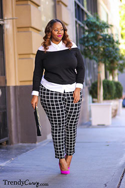 Outfit ideas for plus size: shirts,  Plus size outfit,  Plus-Size Model,  Clothing Ideas,  Black sweater  