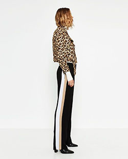 Beautiful Side stripe trousers: black trousers,  Trouser Outfits,  Stripe Trousers  