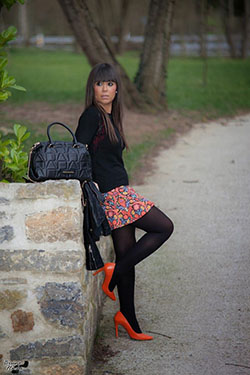 Dresses With Tights: Tights outfit  