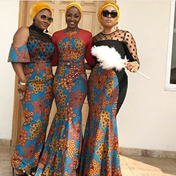 Nigerian ankara fashion style, Aso ebi: Evening gown,  Aso ebi,  Ankara Outfits  