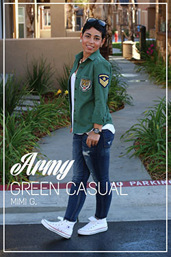 Military Jacket Style, Casual wear, Slim-fit pants: Crop top,  Slim-Fit Pants,  Casual Outfits  