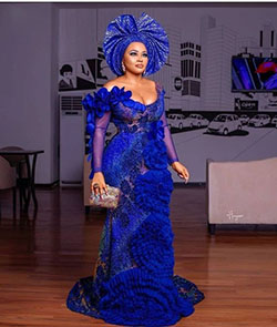 I love this outfit! Aso ebi, African wax prints: Wedding dress,  Aso ebi,  Aso Ebi Dresses  