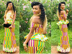 Kente slit and kaba, Kente cloth: African Dresses,  Maxi dress,  Kente cloth,  Kaba Styles  