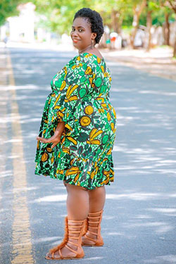 Shweshwe Designs For Plus Size, African wax prints: Plus size outfit  
