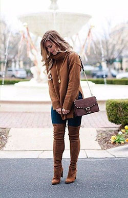 Boot Outfit For Women: Shoulder strap,  Fall Outfits,  Casual Outfits  