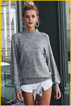 Outfit Ideas With Sweaters, Polo neck: Polo neck,  Sweaters Outfit  