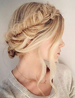 Styles to try once fishtail braid updo, Artificial hair integrations: Long hair,  Short hair,  Pixie cut,  French braid,  Hairstyle Ideas  