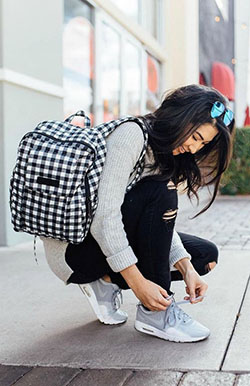 School Outfits With Backpacks: Fashion accessory,  Backpack Outfits  